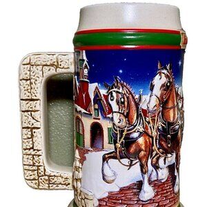 Budweiser Holiday Stein Grant’s‎ Farm 1998 Holiday Anheuser-Busch Mint Brazil